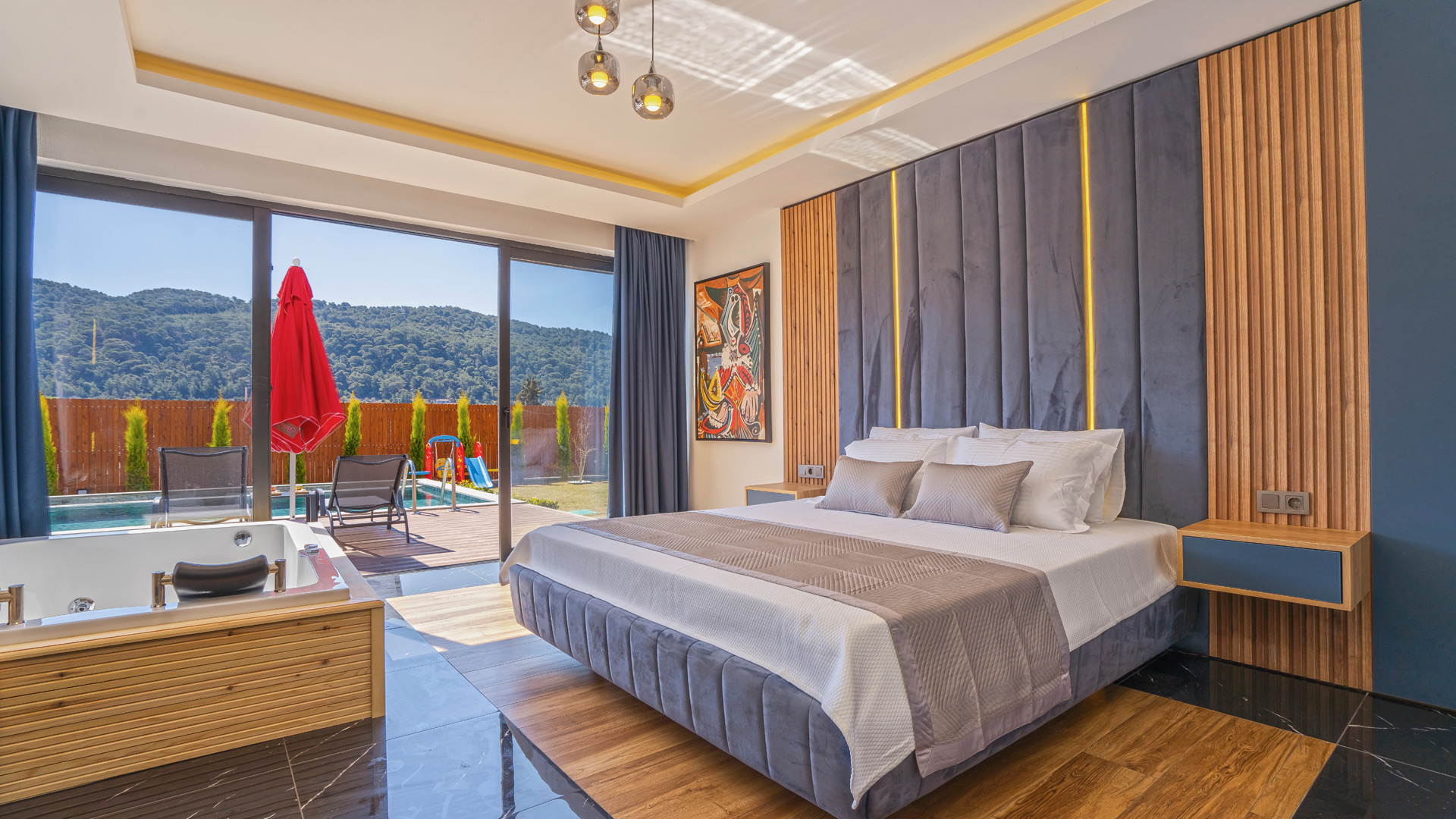 Club Begonvil villa iç mekan ve dış mekan görünümü 3
